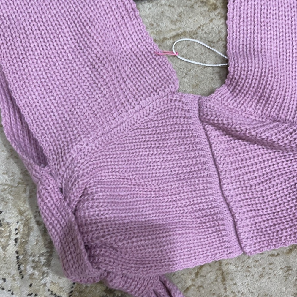 multi tie knit top - Picture 2 of 2